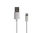 Prati kábel Lightning - USB-A biely / Nabíjací kábel / 2 m / MFi certifikácia (NKA-2149)
