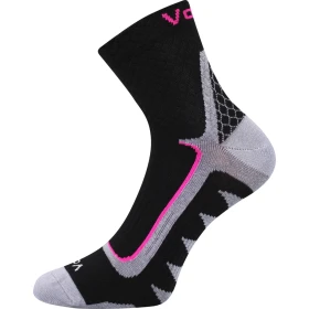 VOXX ponožky Kryptox black-magenta 3 páry 35-38 111196