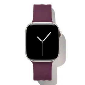 Ideal Soft Swirl 38/40/41/42 S/M Velvet Plum / Silikónový remienok / pre Apple Watch / 20 mm (IDSSWB-3842-SM-632)