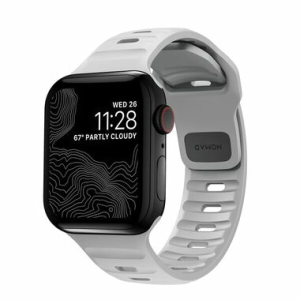 Nomad Sport Strap (ML) remienok pre Apple Watch 45 amp; 44 amp; 42 mm sivá (NM01958185)