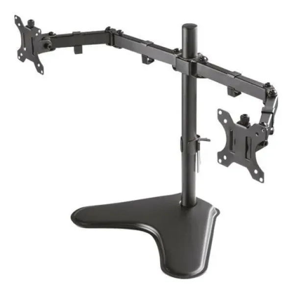Neomounts FPMA-D550DBLACK čierna / Držiak displeja na stôl / 10-32" / svorka / VESA 100x100 / nosn. 2x 8kg / 2 displeje (FPMA-D550DBLACK)