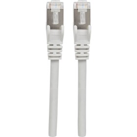 Intellinet 317399 RJ45 sieťové káble, prepojovacie káble CAT 6A S/FTP 30.00 m sivá fóliové tienenie, tienenie pletivom, bez halogénov 1 ks; 317399
