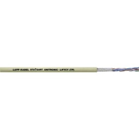 LAPP 34233/500 dátový kábel UNITRONIC® LiFYCY (TP) 8 x 2 x 0.08 mm² sivá 500 m; 34233/500