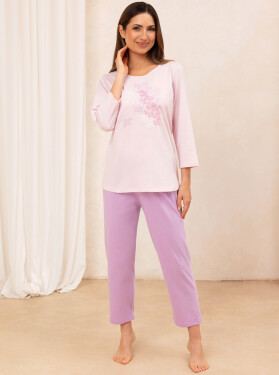Regina 706 3/4 M-XL Z25/26 dámske pyžamo modrá XL