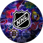 Jedlý papier logo NHL 19,5 cm - Pictu Hap - Pictu Hap