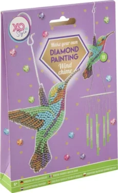 GRAFIX Diamantové maľovanie Zvonkohra Kolibrík