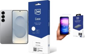 Samsung Galaxy S25 5G 12/256GB Srebrny (SM-S931BZS) + FlexibleGlass + Etui Clear Case