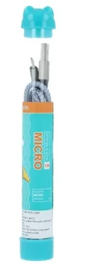 Devia Vogue dátový kábel microUSB strieborný (DATAMICRODEV)
