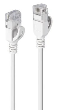 Lindy Cat6a U/UTP Ultra Slim šedá / Patch kábel / RJ-45 / 1 m (47582)
