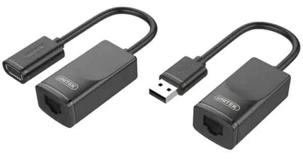 Unitek Y-UE01001 čierna / Sieťový adaptér / USB-A - RJ-45 (Y-UE01001)