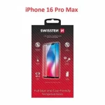Swissten FULL FLUE COLOR FRAME CASE FRIENDLY ochranné sklo pre Apple iPhone 16 Pro Max čierna (54501868)