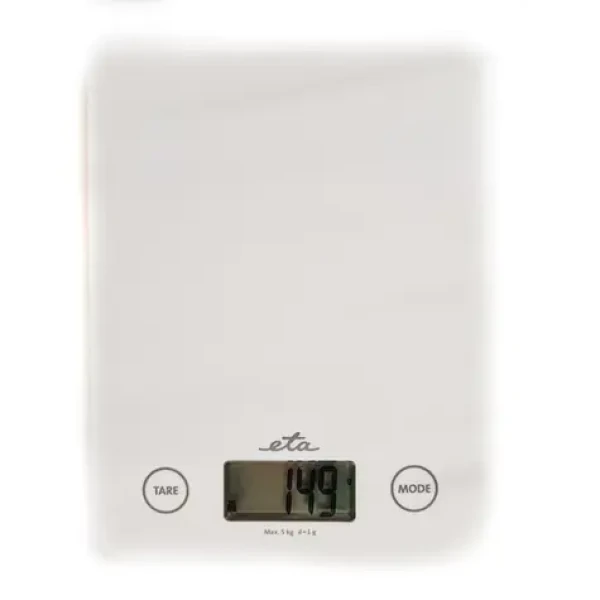 ETA ETA277790000 Lori biela / kuchynská váha / max nosnosť 5kg / presnosť 1g / LCD displej / Napájanie 1x 3V (CR2032) (ETA277790000)