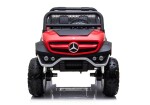 Mamido Detské elektrické autíčko Mercedes Unimog 4x4 červené