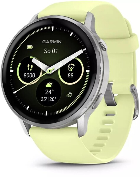Garmin Venu 4 Smartwatch 45mm silver citrónové