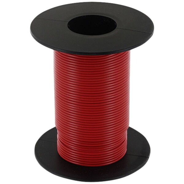 Econ connect KL025RT25 opletenie / lanko, 1 x 0.25 mm², červená, 25 m; KL025RT25