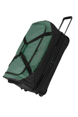 Cestovná taška na kolieskach Travelite Basics Wheeled Duffle exp. Black/green