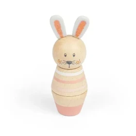 Bigjigs Toys Drevené skrutkovacie zvieratko Králik