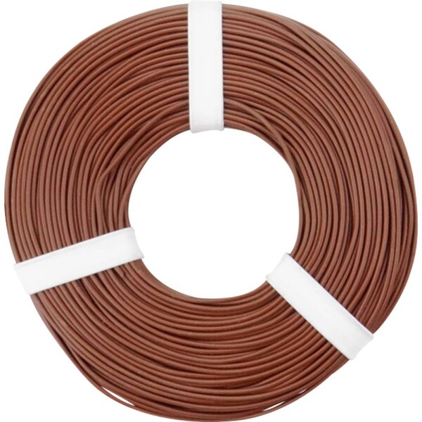 Donau Elektronik 125-058 opletenie / lanko, 1 x 0.25 mm², hnedá, 50 m; 125-058