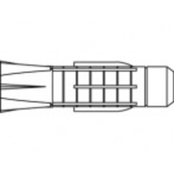 TOOLCRAFT hmoždinka 71 mm TO-5455104 25 ks; TO-5455104