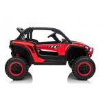 Mamido Mamido Elektrické autíčko Buggy UTV KCK 4x4 červené 24V | 800W | 50 kg | EVA | LED | 2,4 Ghz | ECO koža