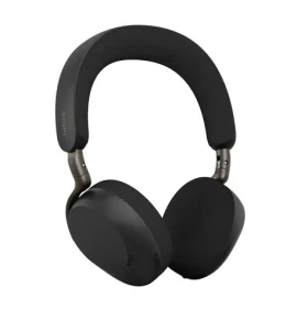JABRA Evolve3 75 MS + nabíjacia podložka USB-A čierna / bezdrôtové slúchadlá / mikrofón / ANC / USB-A + Bluetooth (37599-999-989)