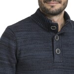 Bushman Pánsky sveter Nathan, tmavomodrý XXXL