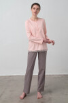 Vamp - Pyžamo s dlhým rukávom 15972 - Vamp pink peach M