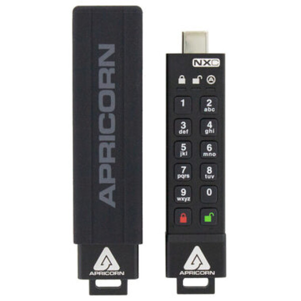 Apricorn Aegis Secure Key 3NXC 8GB / Flash Disk / šifrovanie 256-it AES / USB-C 3.0 / IP67 / FIPS 140-2 Level 3 (ASK3-NXC-8GB)