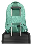 Batoh na notebook Travelite Basics Backpack Print Green