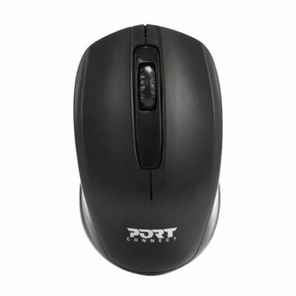 PORT CONNECT Wireless OFFICE čierna / bezdrôtová myš / USB 2.4GHz dongle / 1000 DPI / 2x AAA (900508-PC)