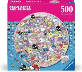 Ravensburger Okrúhle puzzle Hello Kitty a priatelia