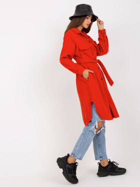 Dámsky kabát EM PL 3315.87 červený jedna velikost