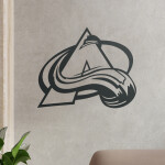Veselá Stena Samolepka Hokejový tím Colorado Avalanche Farba: oranžová, Veľkosť: 60 x 49 cm