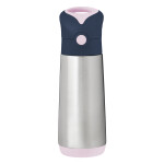 B.box Termoska na pitie so slamkou 500 ml - indigo/ružová EUR