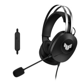 Asus TUF GAMING H1 Gen II čierna / herné slúchadlá / mikrofón / 7.1 / LED / USB-A / 2 m (90YH044B-BHUA00)