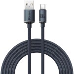 Baseus CAJY000501 Kábel USB-A (M) - USB-C (M) 2 m čierna / 100W (CAJY000501)