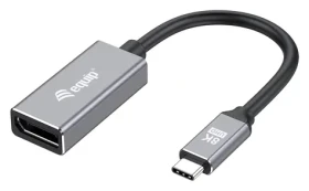 Equip USB-C - DisplayPort 1.4 / Adaptér / 8K/30Hz / 0,15 m / čierna, šedá (133493)