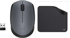 Logitech M170 + Studio Series grafitová / Set myš a podložka / bezdrôtová