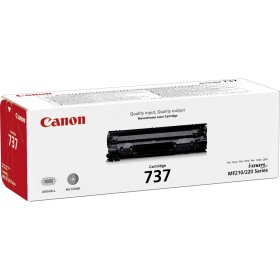 Canon 737 BK náplň do tlačiarne originál čierna Maximálny rozsah stárnek 2400 Seiten