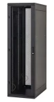 Triton 19" rozvádzač stojanový čierny / 22U/600x600 / sklenené dvere / zadný plný kryt (RMA-22-A66-BAX-N1)