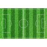 Fondánový list futbalového ihriska 30x20cm - - Dekora - Dekora