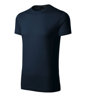 Exkluzívne pánske tričko navy blue M