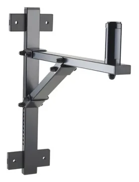 Nástenný držiak reproduktora čierna / Nástenný držiak / Nosnosť 50 kg / Náklon 240 ° / Hrdlo 45/55 mm (24150)