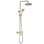 REA - Sprchová sada s termostatom LUNGO Diamond - Gold REA-P5960