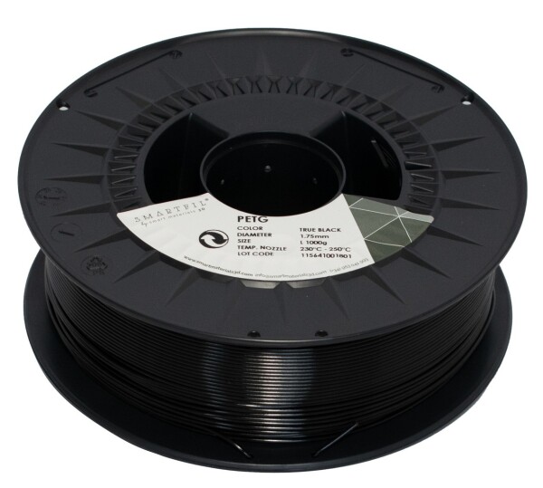 Smartfil PETG filament čierny 1,75 mm 1 kg