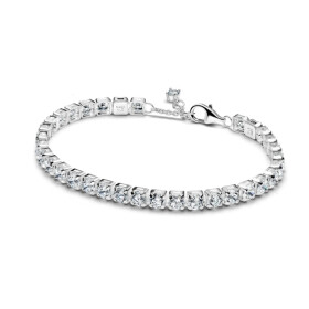 Pandora Tenisový strieborný náramok s kubickými zirkónmi Timeless 593539C01 18 cm