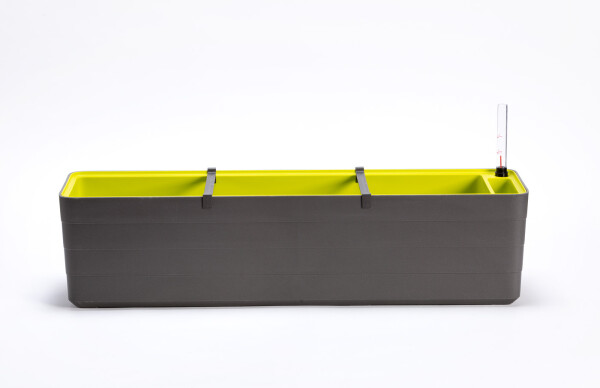 Plastia Samozavlažovací truhlík Berberis antracit/zelená 80 cm