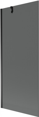 MEXEN/S - Next vaňová zástena FIX 80 x 150, grafit, čierna 895-080-000-00-40-70