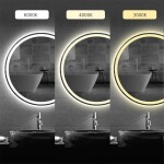 REA - Zrkadlo LED 80cm BAS HOM-05520