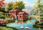 ART PUZZLE 5188 Puzzle Starý červený mlyn